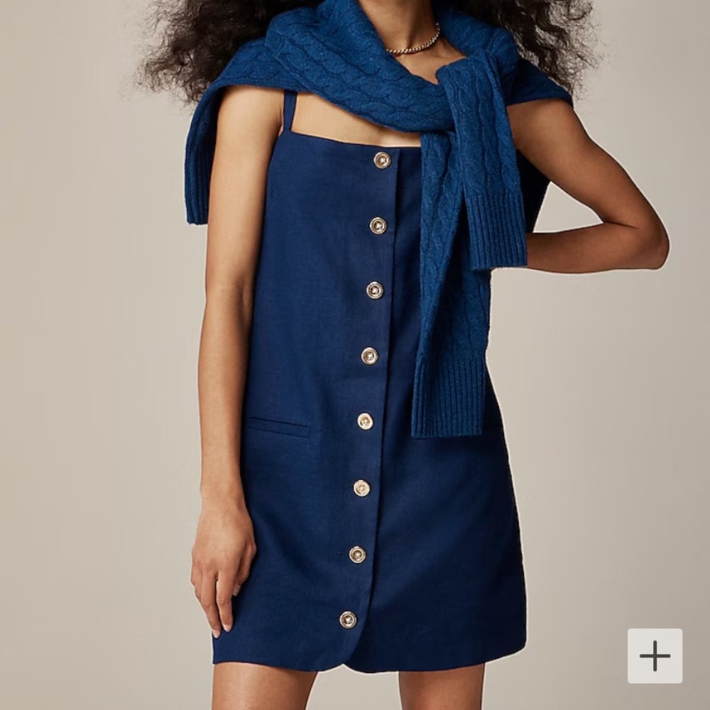 J Crew Claudi Dress in Linen